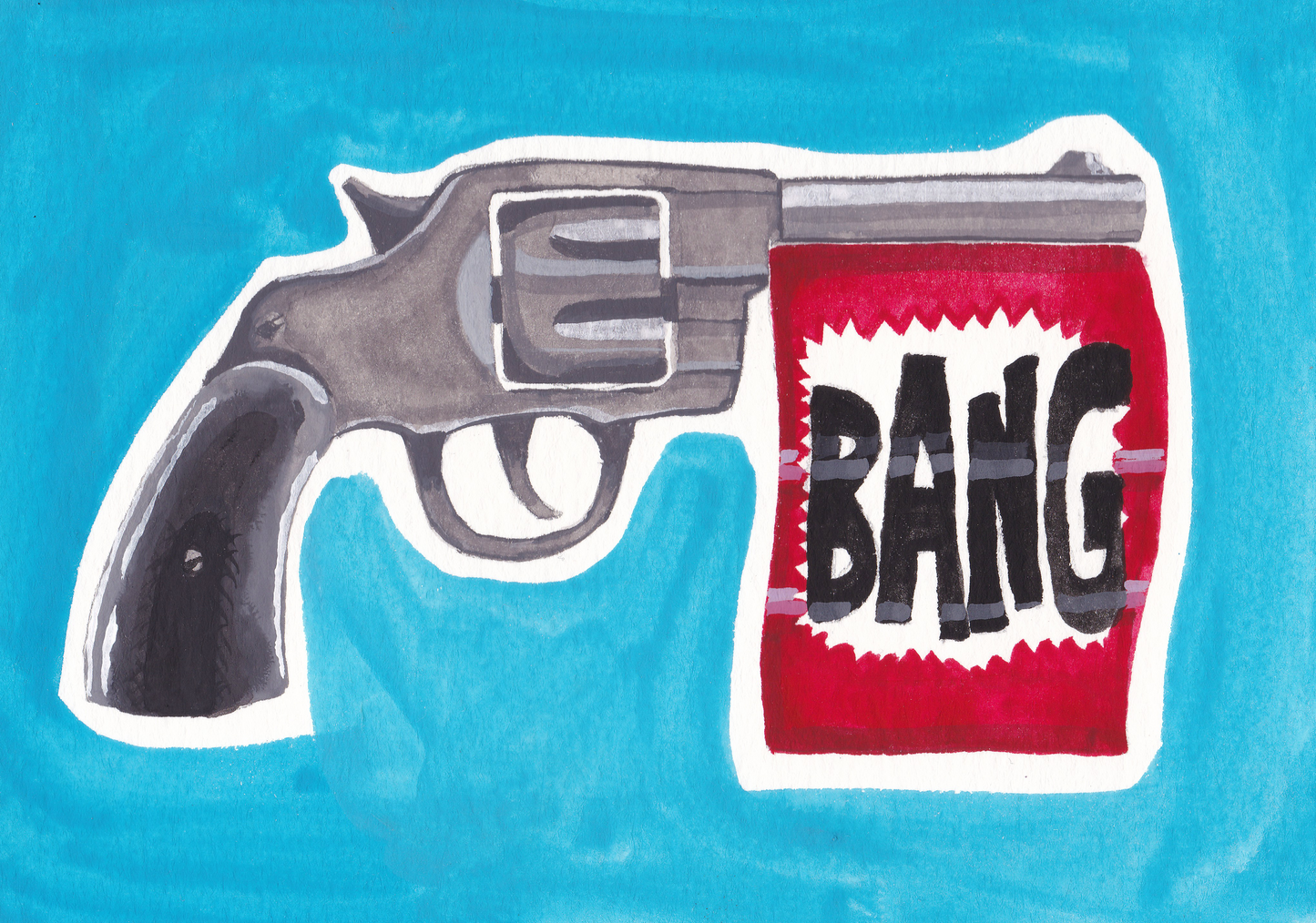 Clownboy Pistol Print