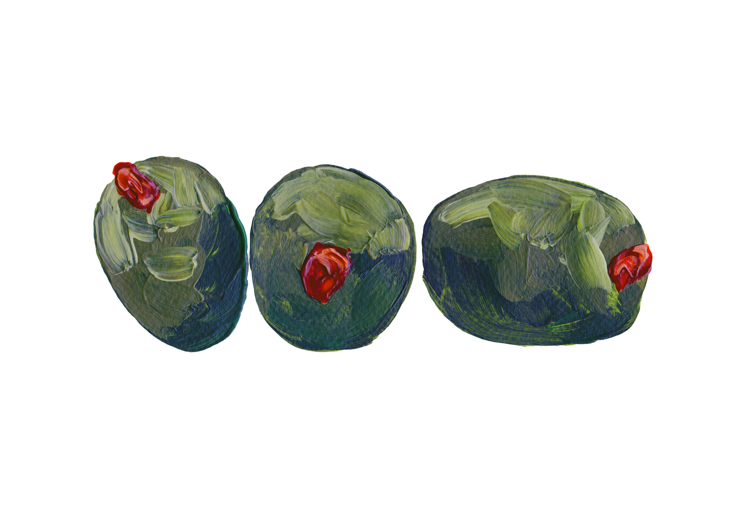 Olive Trio Print