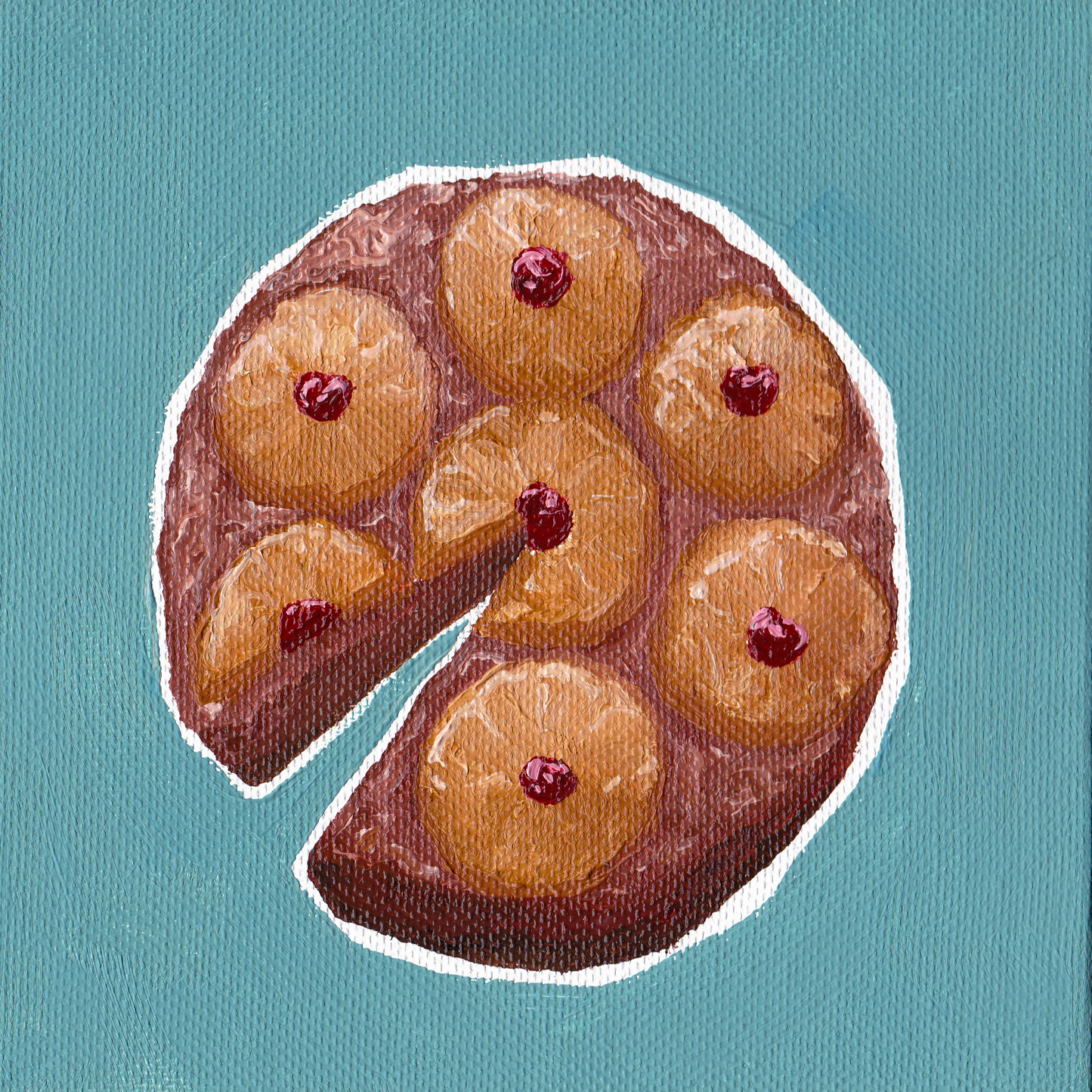 Pineapple Upside Down Print