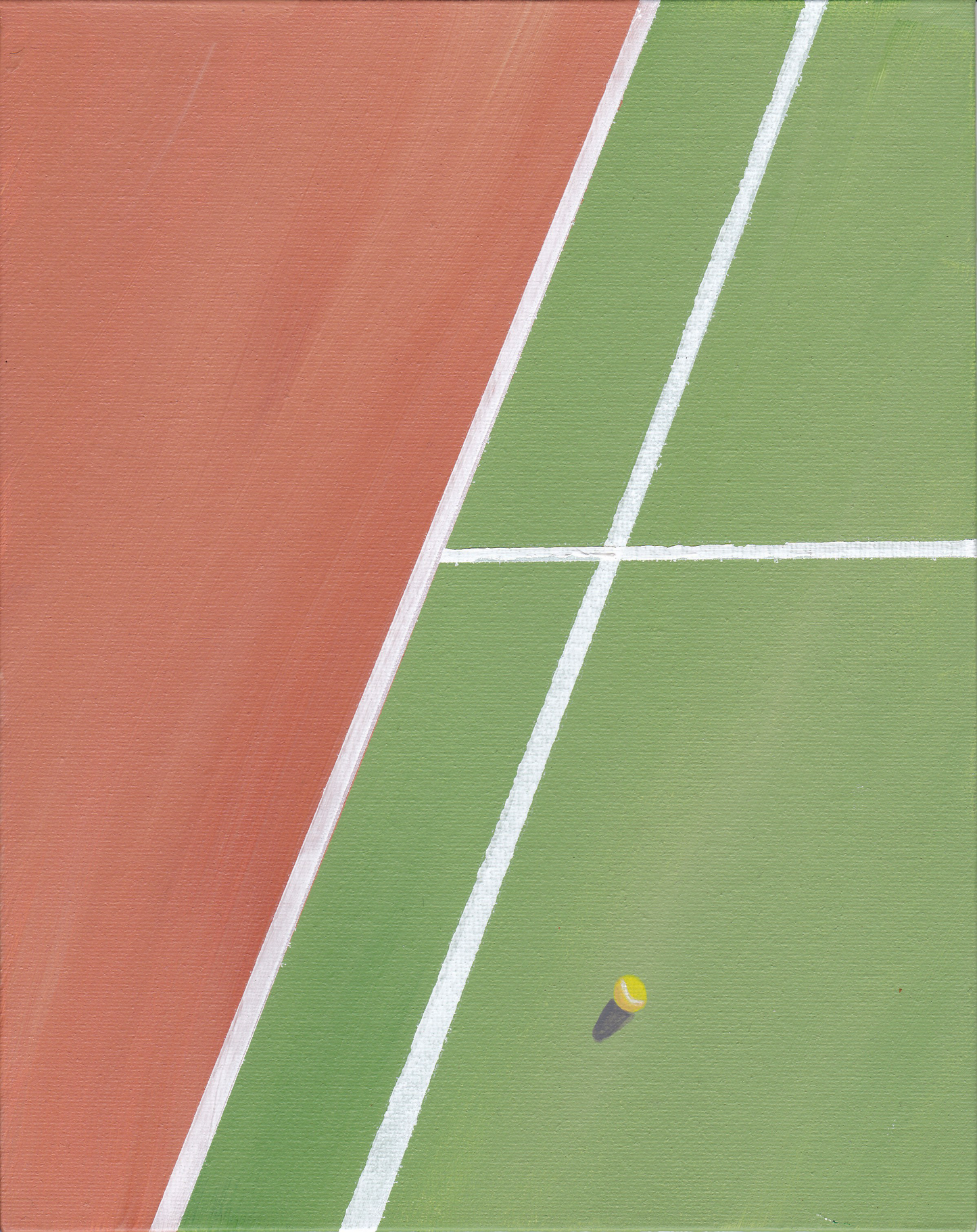 "Love" Tennis Court Print