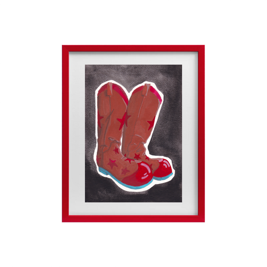 Clownboy Boots Print