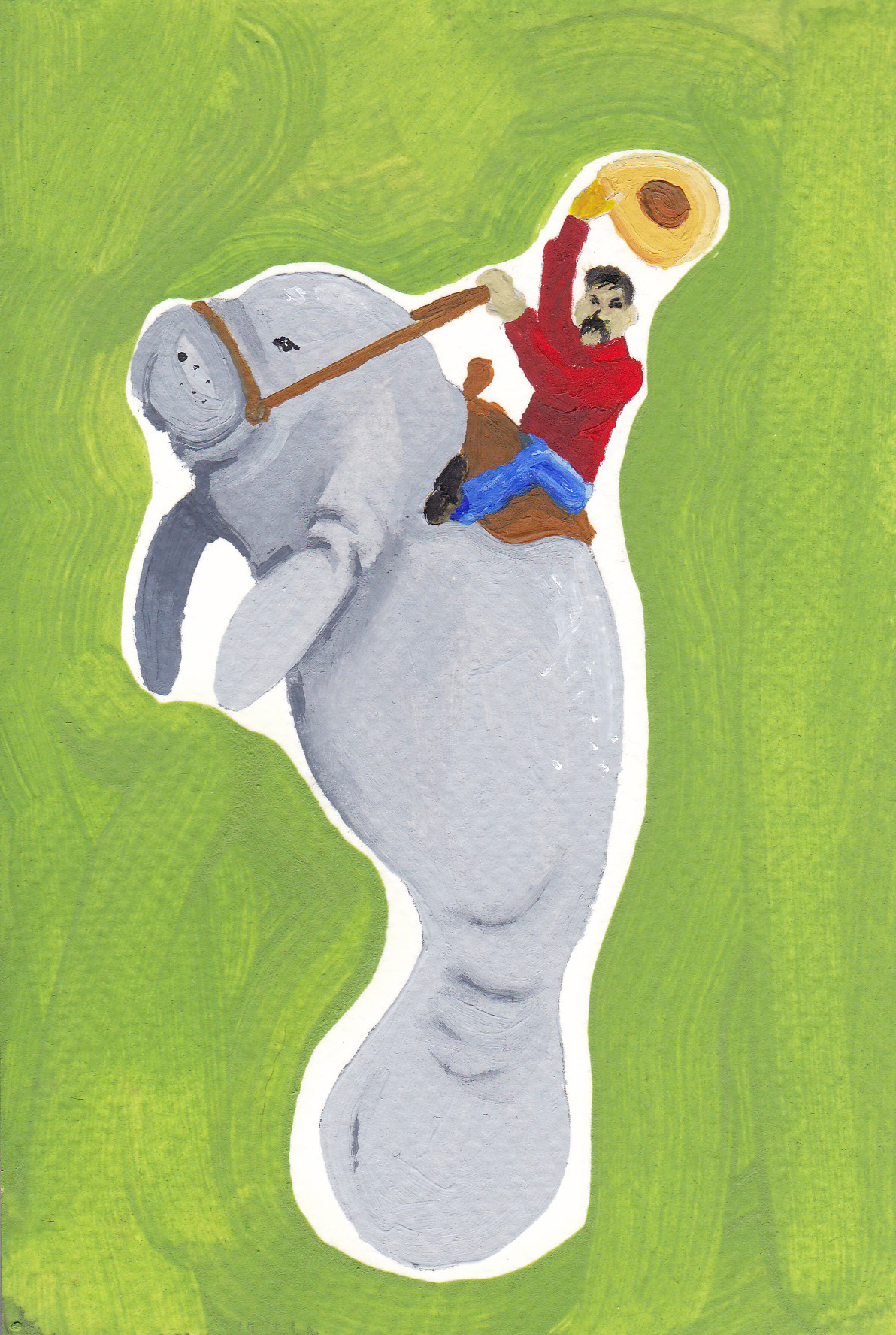 Cowboy Manatee Original
