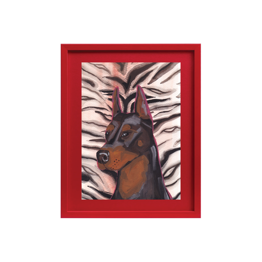 Doberman Tiger Print