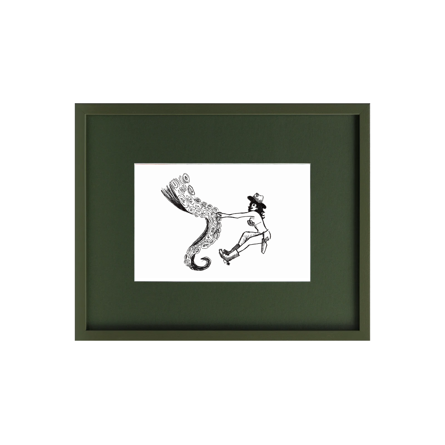 Octopus Cowgirl Print