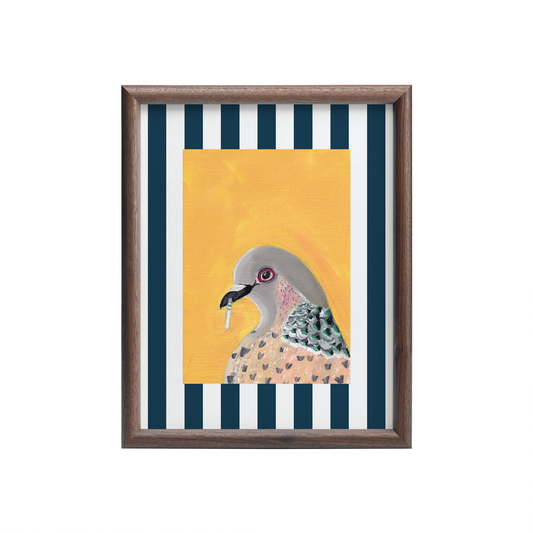Menthol Pigeon Print