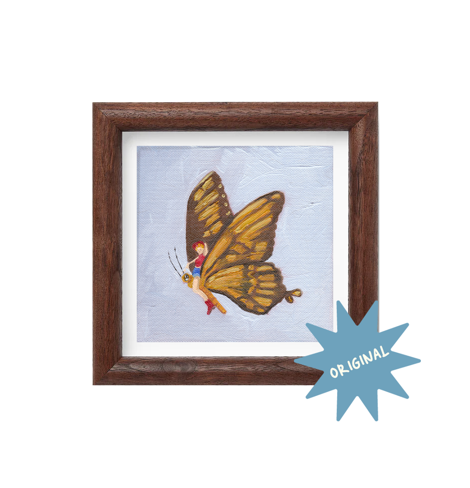 Butterfly Cowgirl Original
