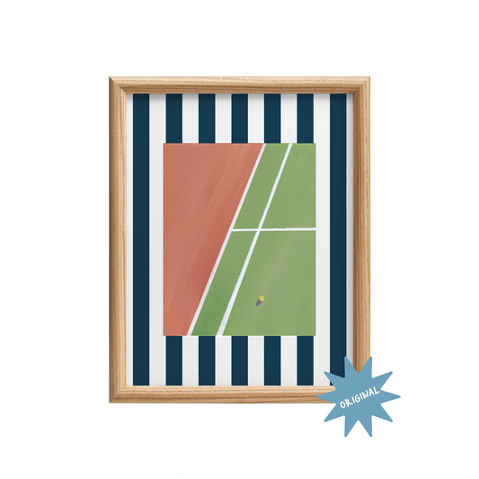 "Love" Tennis Court Original