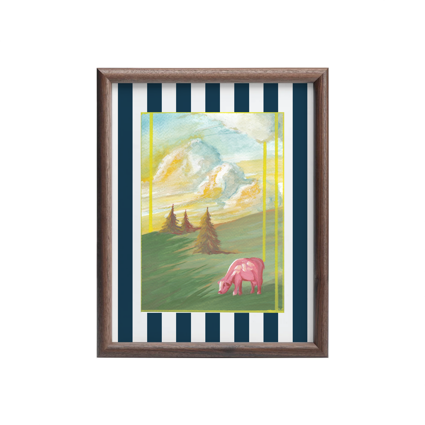 Pink Cow Print